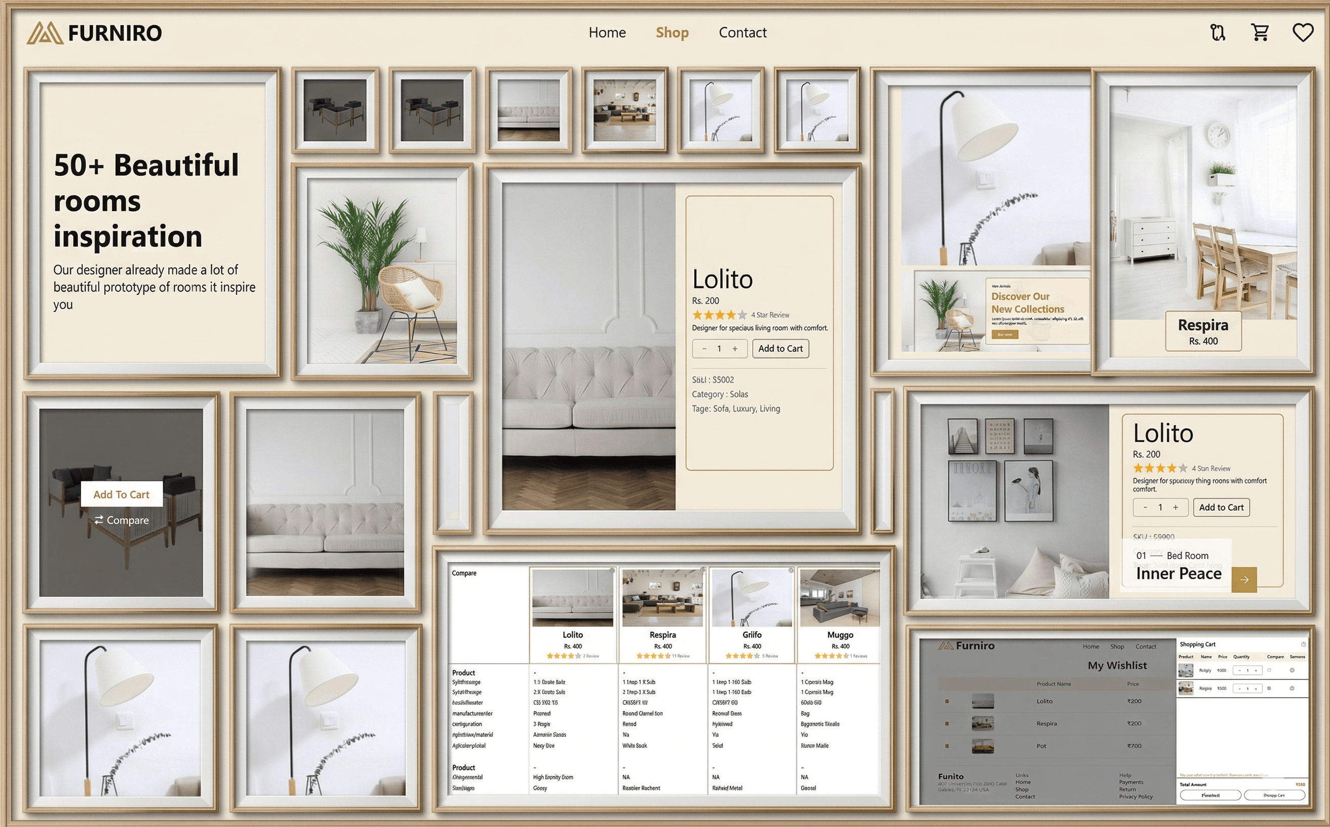 Furniro – Furniture E-Commerce Website